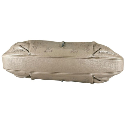 Louis Vuitton Selene MM Mahina Shoulder Bag Leather Taupe 2-Way — view 4
