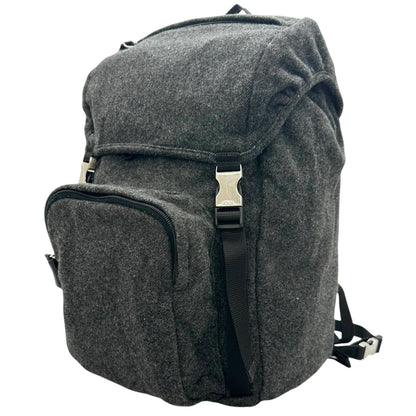 Prada Backpack Wool Gray — view 2