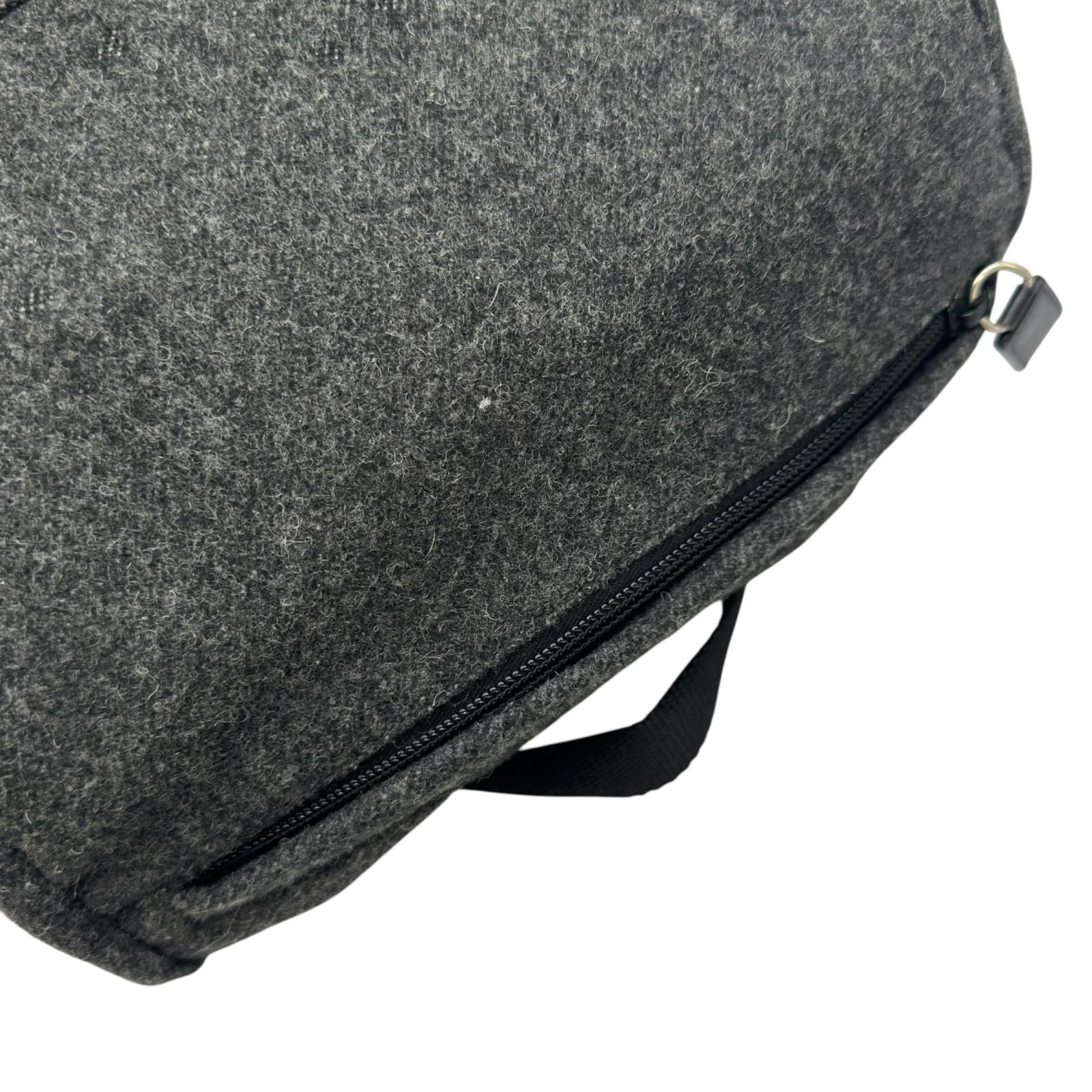 Prada Backpack Wool Gray — view 6