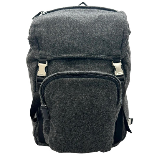 Prada Backpack Wool Gray