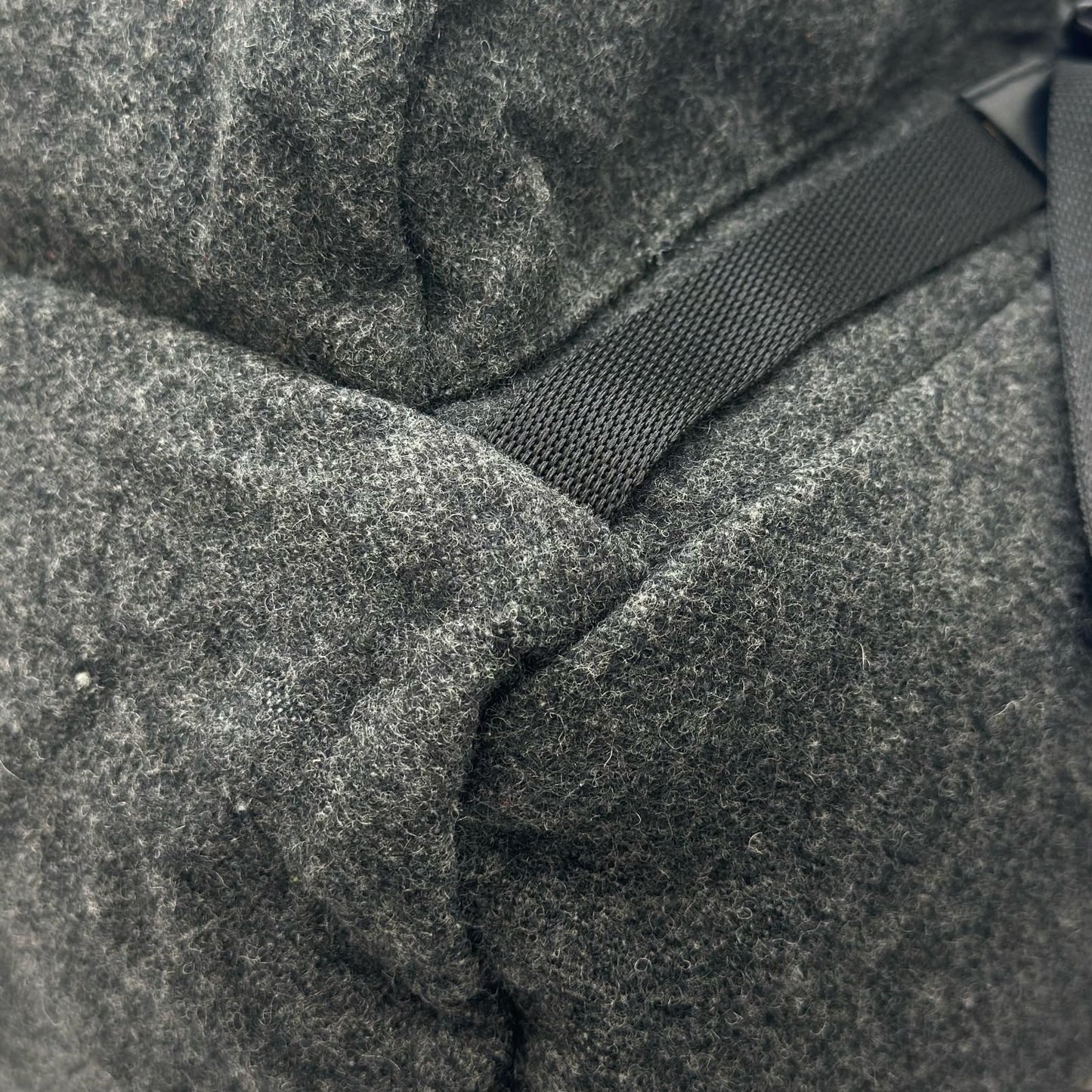 Prada Backpack Wool Gray — view 8