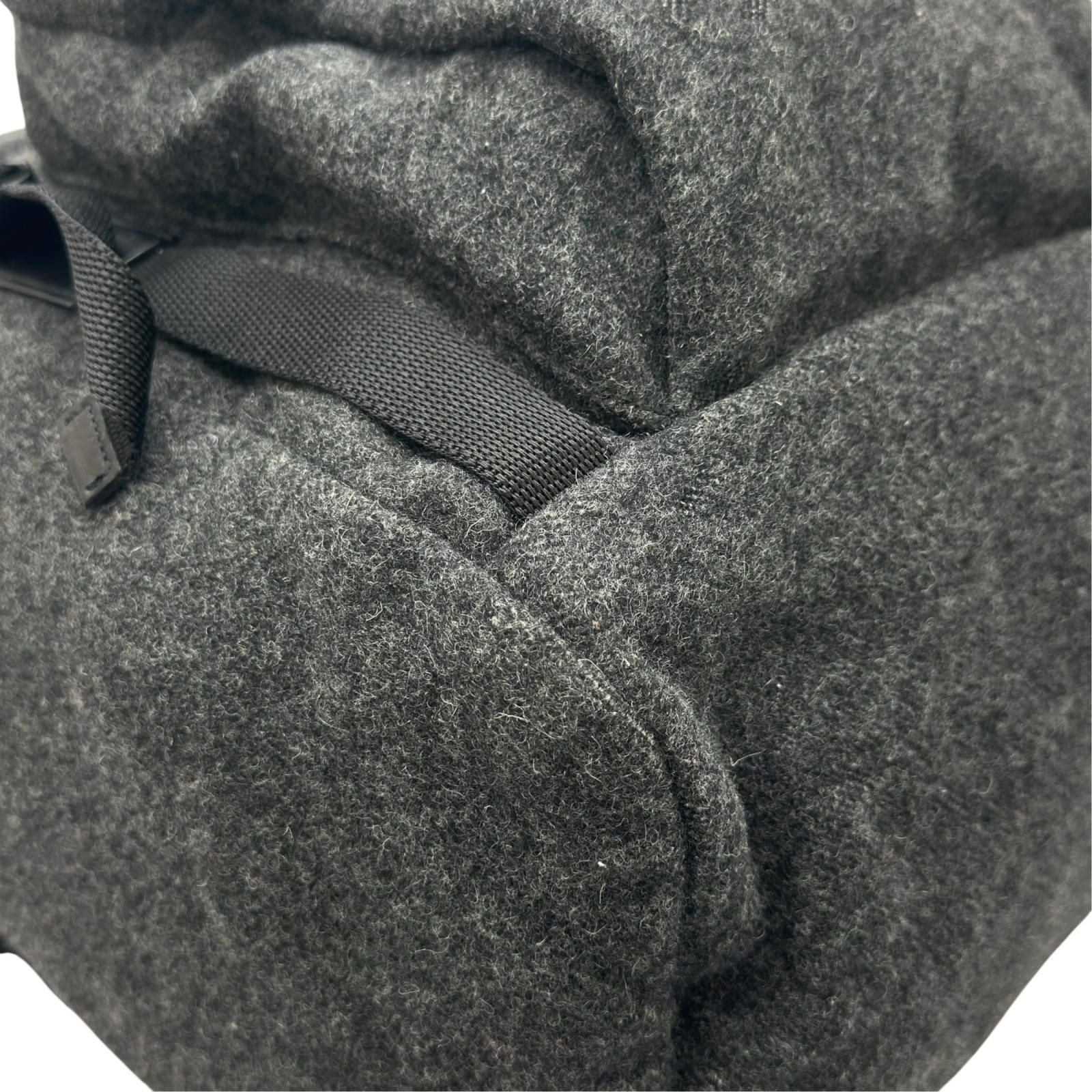Prada Backpack Wool Gray — view 7