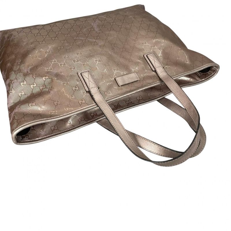Gucci GG Supreme Tote Joy Handbag Gold