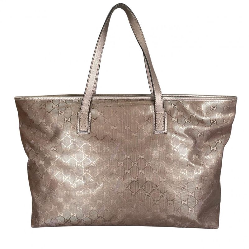 Gucci GG Supreme Tote Joy Handbag Gold