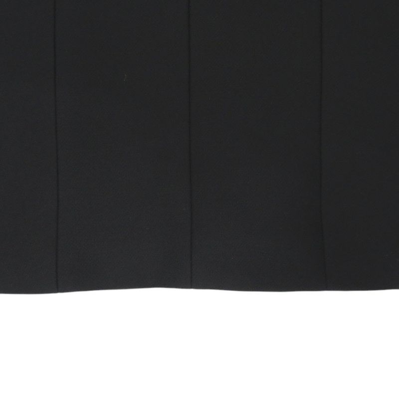 Prada Ffit Tricotine Mini Dress Side Zipper Wool Silk Recycled Cupro Black Gold
