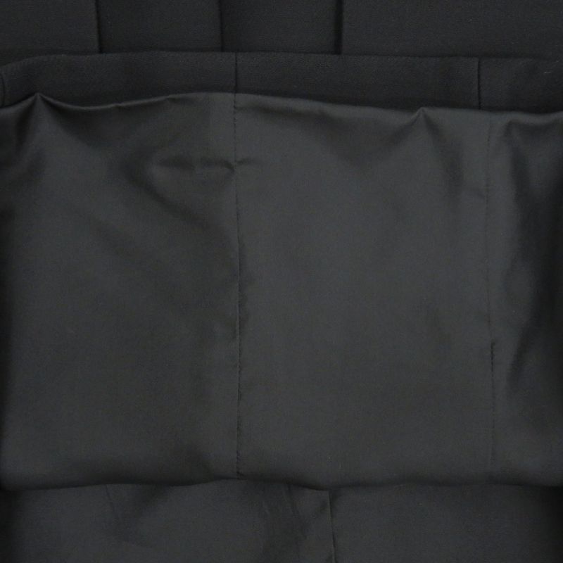 Prada Ffit Tricotine Mini Dress Side Zipper Wool Silk Recycled Cupro Black Gold