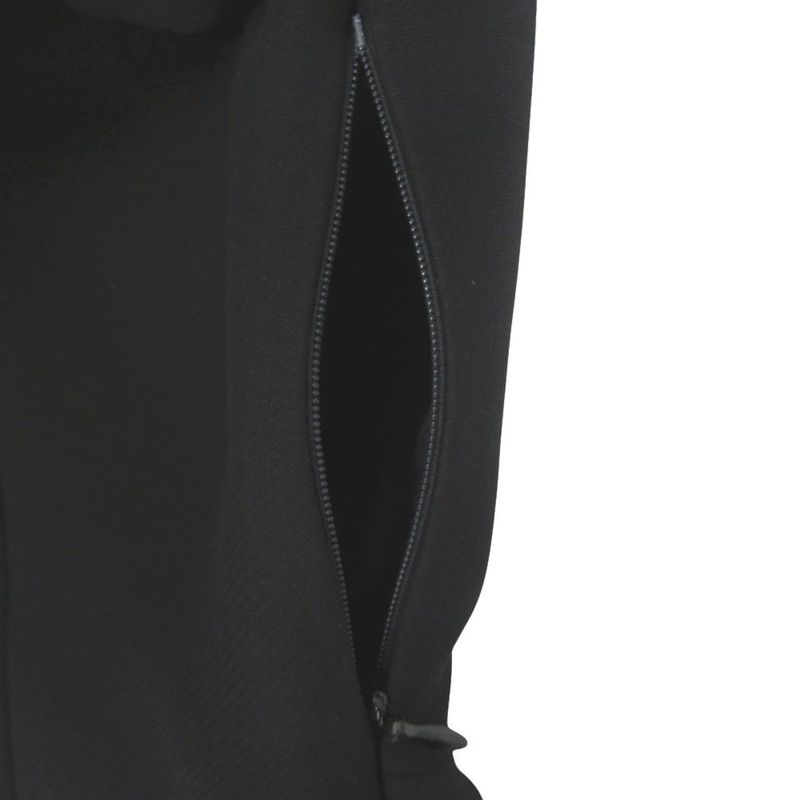 Prada Ffit Tricotine Mini Dress Side Zipper Wool Silk Recycled Cupro Black Gold