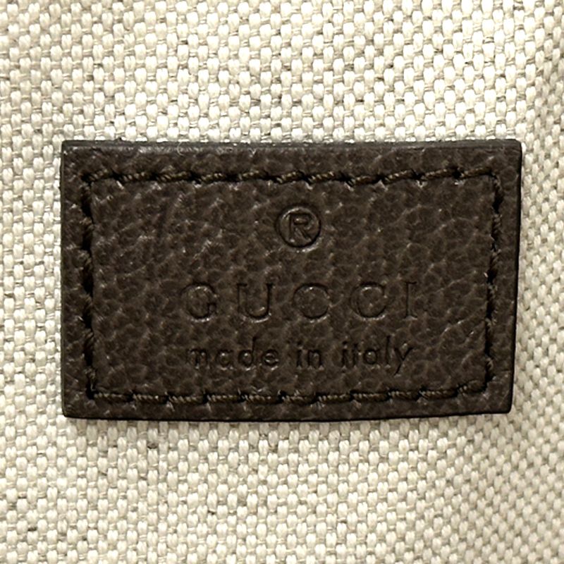 Gucci GG Supreme Petit Marmont Tote Brown Shoulder Bag