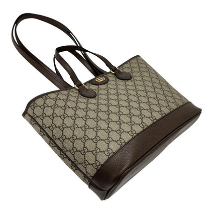 Gucci GG Supreme Petit Marmont Tote Brown Shoulder Bag