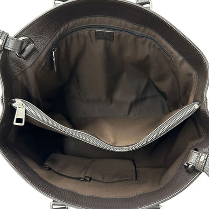 Gucci GG Canvas 2-Way Shoulder Bag Brown Beige A4 Business School Commuting