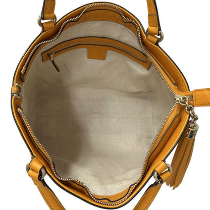 Gucci Soho 2-Way Shoulder Bag Leather Orange