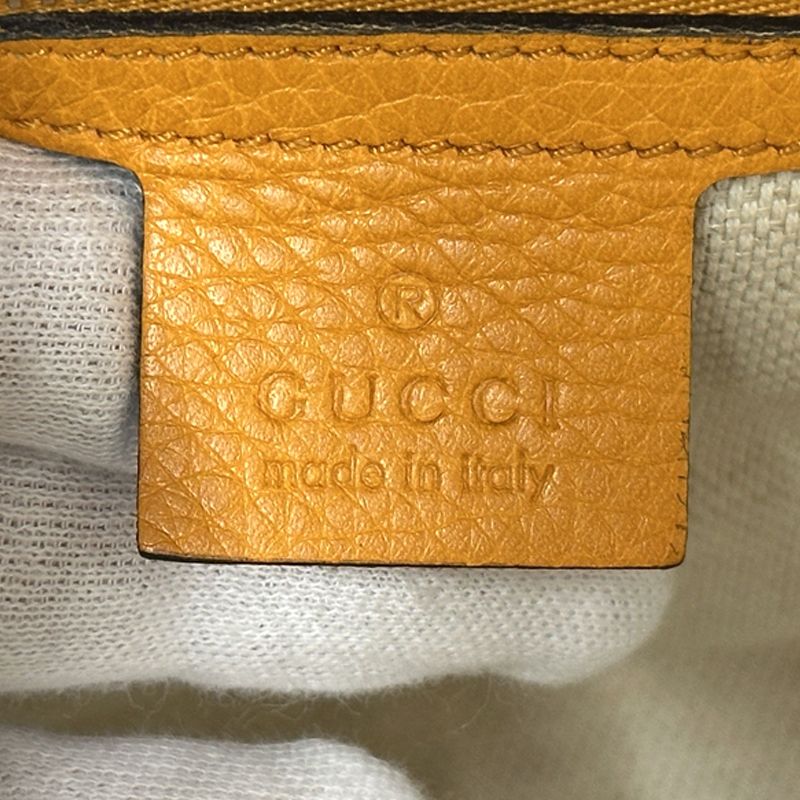 Gucci Soho 2-Way Shoulder Bag Leather Orange