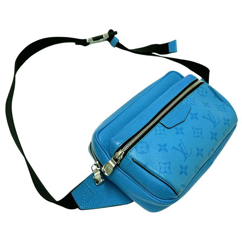 Louis Vuitton Belt Bag Taigarama Monogram Outdoor Ragn Blue
