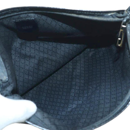Gucci Clutch Second Pouch Nylon Black SS