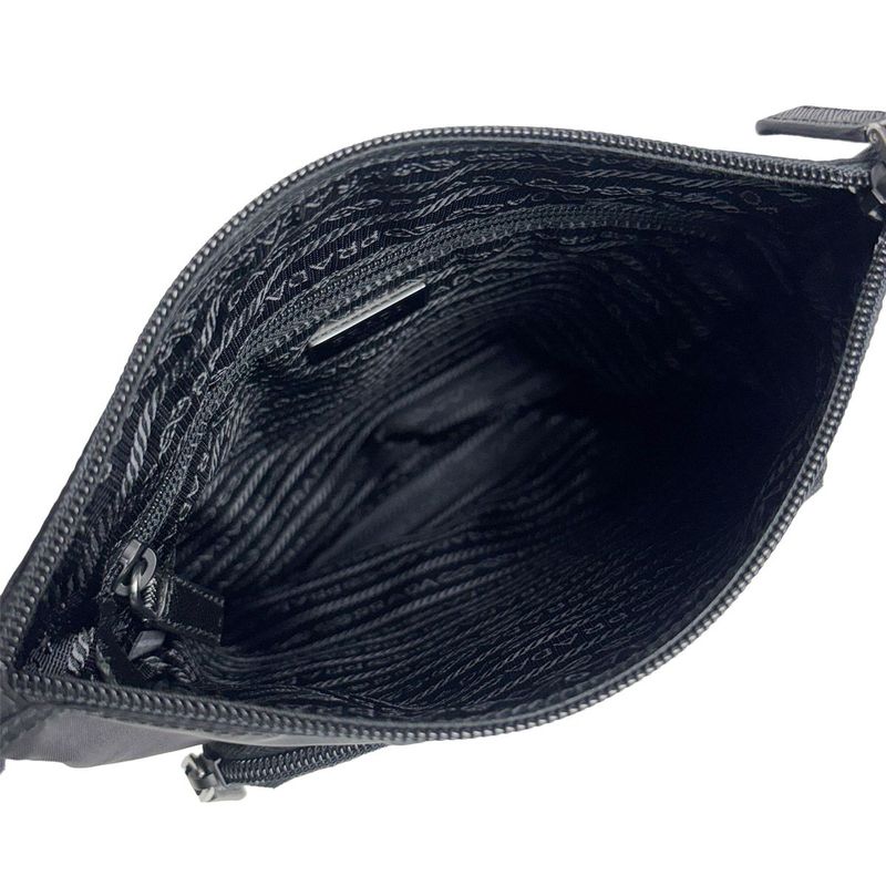 Prada Nylon Shoulder Bag Black