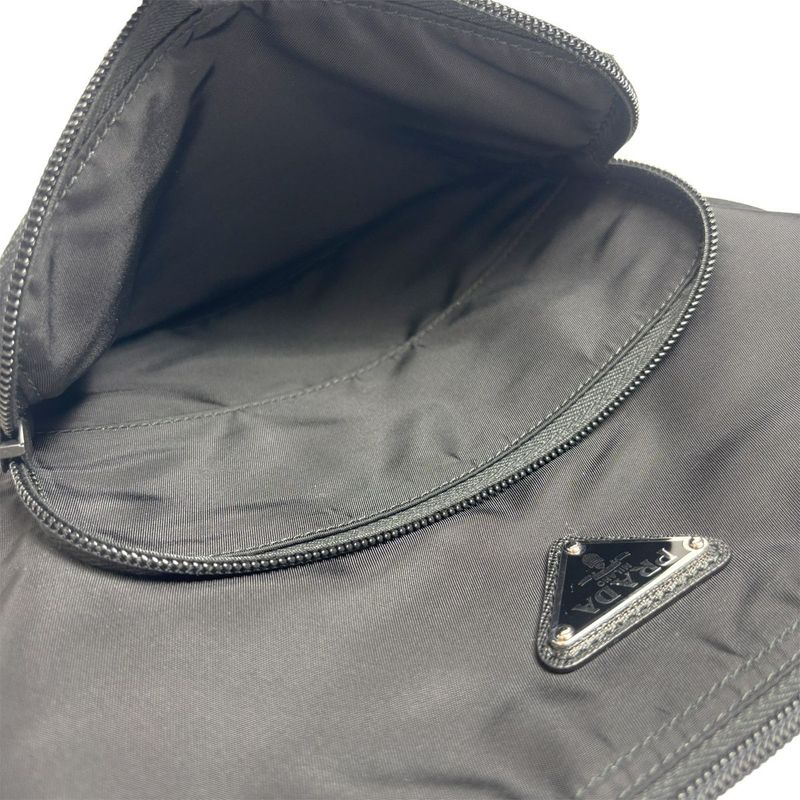 Prada Nylon Shoulder Bag Black