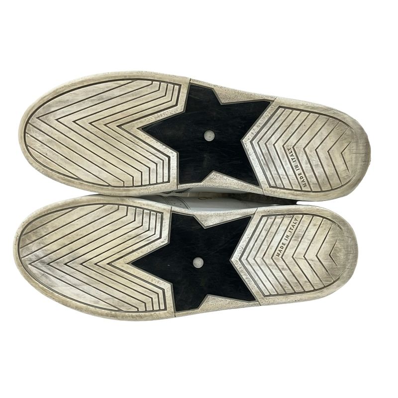 Dior Sneakers 37 White Light Gray Leather Lambskin
