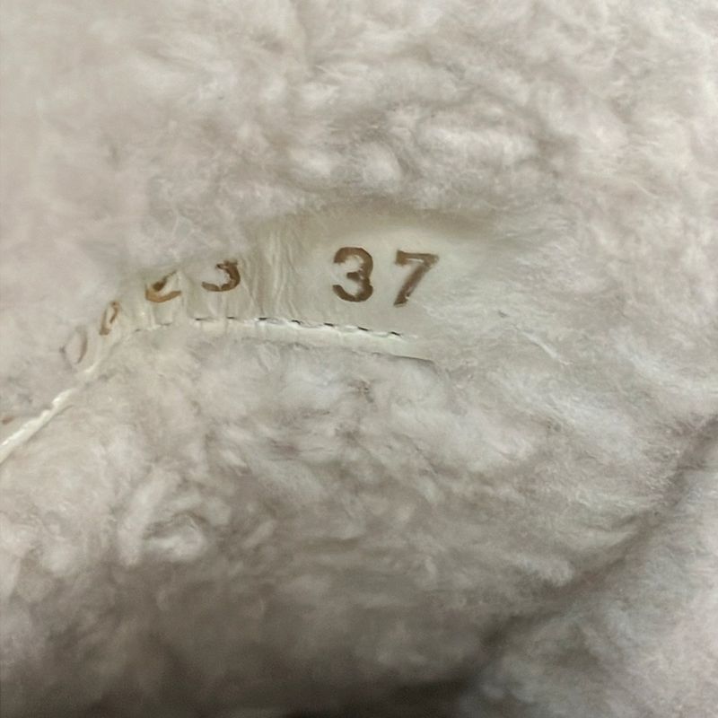 Dior Sneakers 37 White Light Gray Leather Lambskin