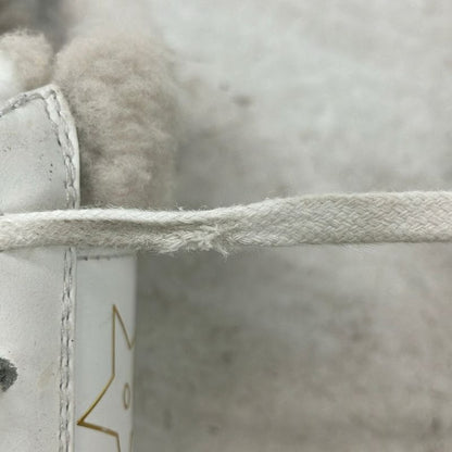 Dior Sneakers 37 White Light Gray Leather Lambskin