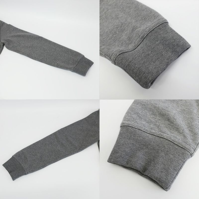 Hermes Crew Neck Sweatshirt Dark Gray M Cotton Long Sleeve Top