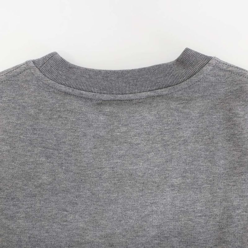 Hermes Crew Neck Sweatshirt Dark Gray M Cotton Long Sleeve Top
