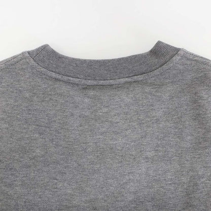 Hermes Crew Neck Sweatshirt Dark Gray M Cotton Long Sleeve Top