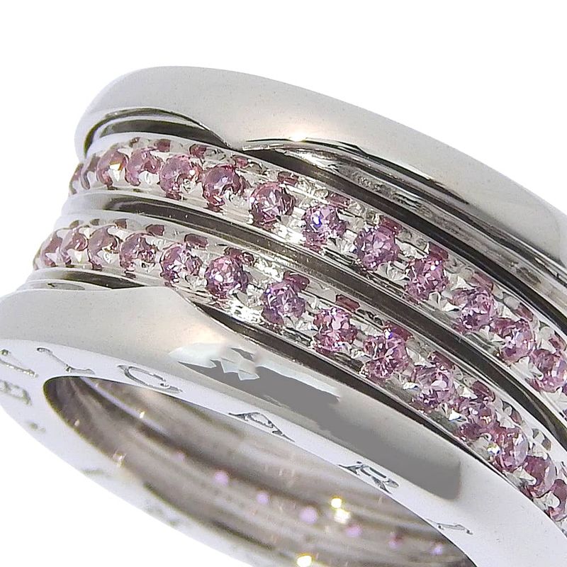 Bvlgari B-zero One Band Gold Pink Tourmaline . Ring