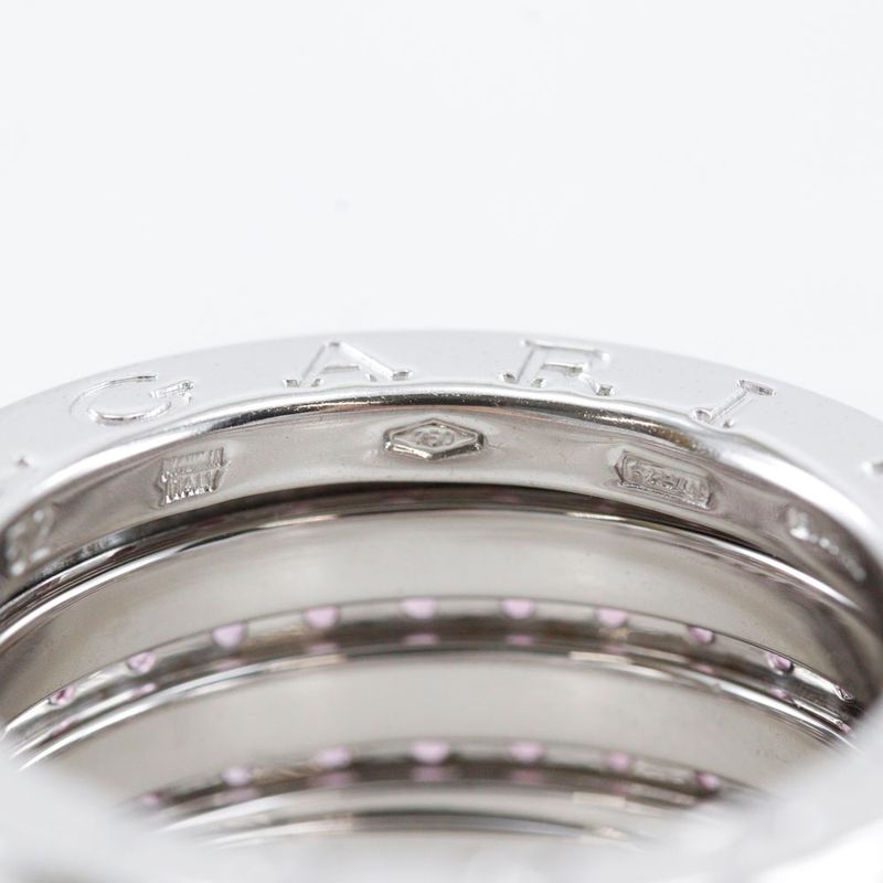 Bvlgari B-zero One Band Gold Pink Tourmaline . Ring