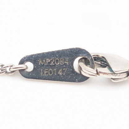 Louis Vuitton Collier Charm for Gentlemen Silver Lvlogo Paris Necklace