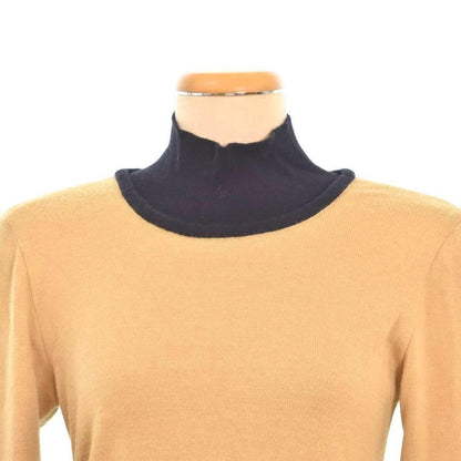 Dior Knit Dress High Neck M Beige