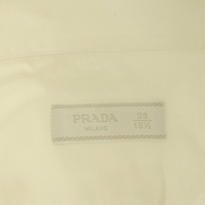 Prada Dress Shirt 39 15.5 White SS