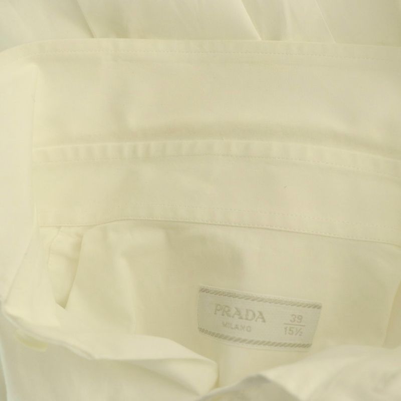 Prada Dress Shirt 39 15.5 White SS