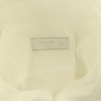 Prada Dress Shirt 39 15.5 White SS
