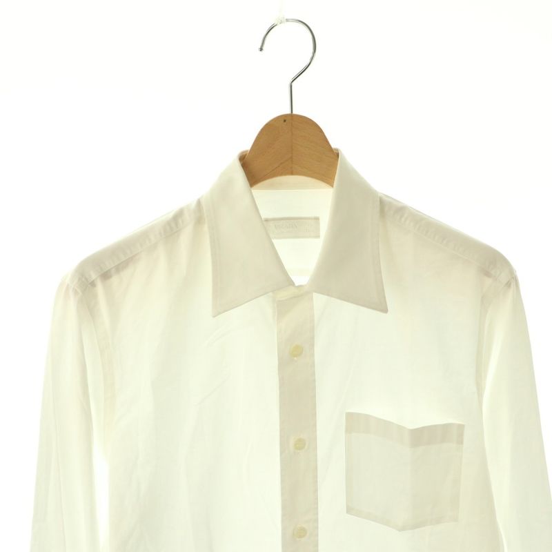 Prada Dress Shirt 39 15.5 White SS