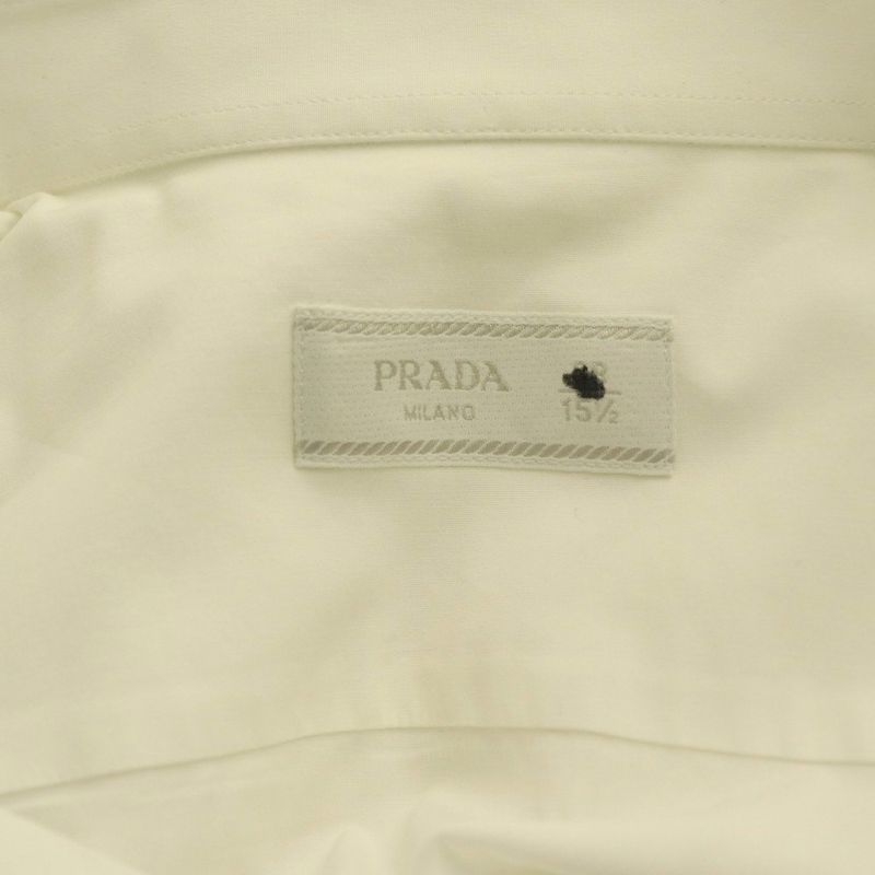 Prada Dress Shirt 39 15.5 White SS
