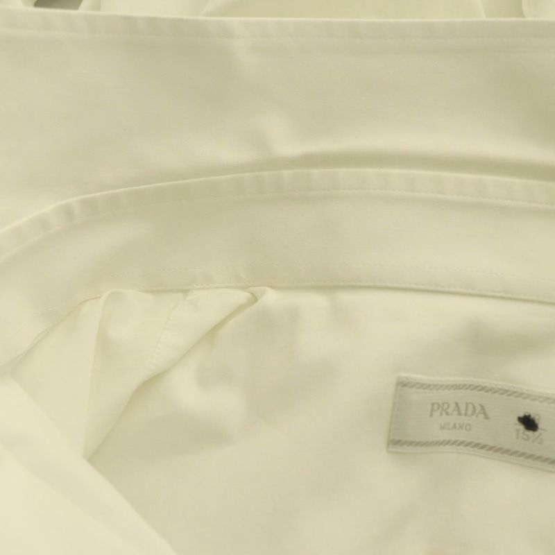 Prada Dress Shirt 39 15.5 White SS