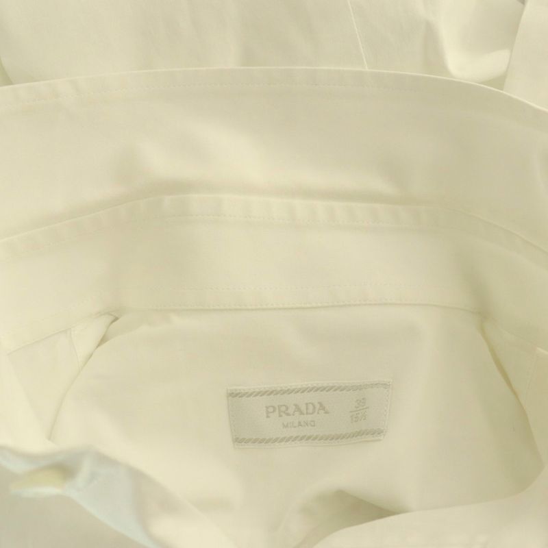 Prada Dress Shirt 39 15.5 White SS