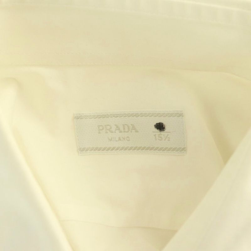 Prada Dress Shirt 39 15.5 White SS