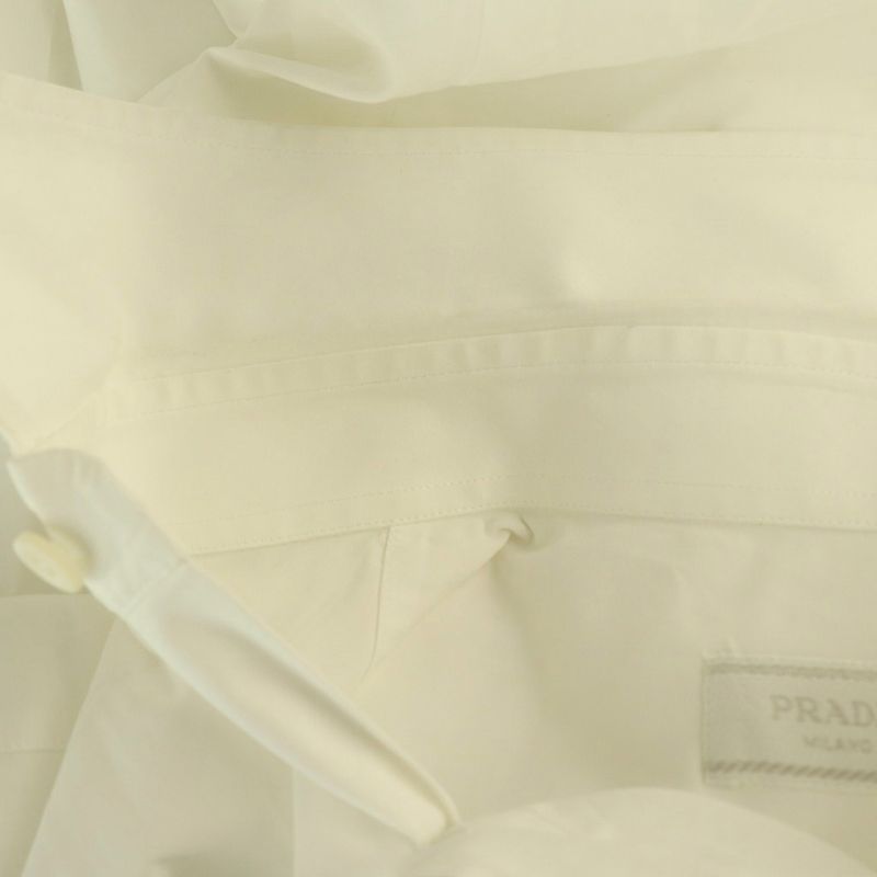 Prada Dress Shirt 39 15.5 White SS