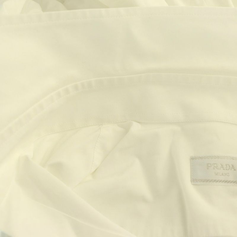 Prada Dress Shirt 39 15.5 White SS