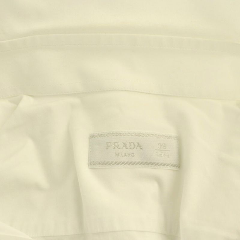 Prada Dress Shirt 39 15.5 White SS