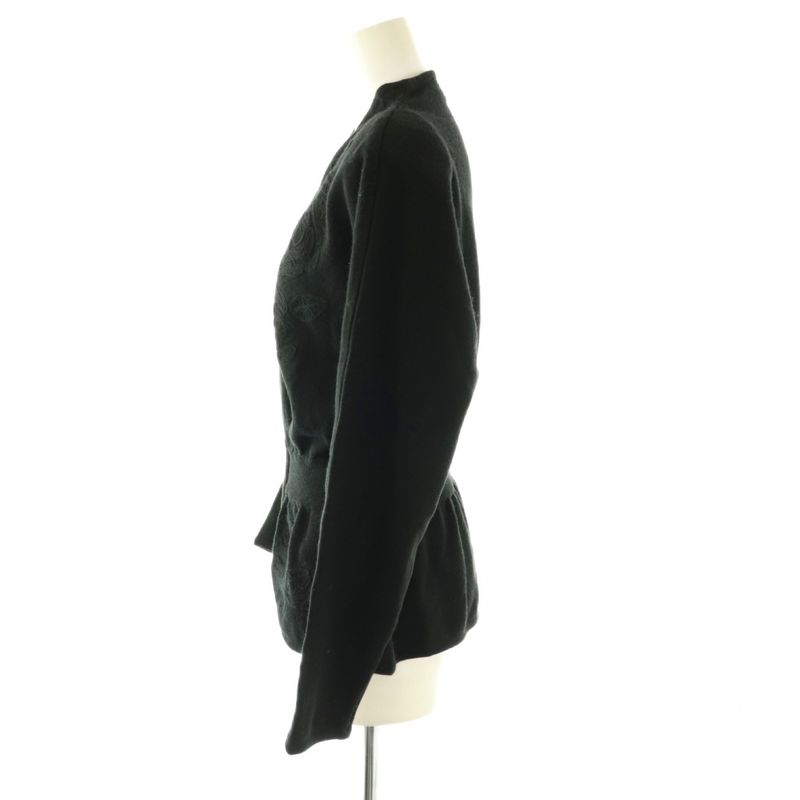 Dior Cardigan Knit Peplum L Black ES