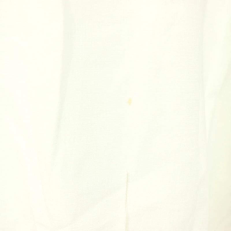 Prada Long Sleeve Shirt Cotton 39 White CX