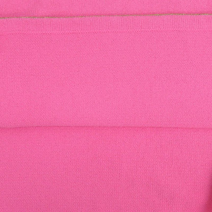 Gucci Sleeveless Knit Dress L Cotton Nylon Pink Gold