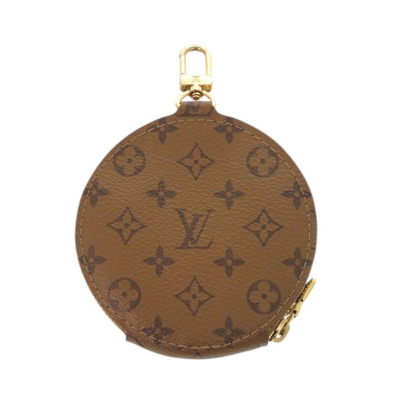Louis Vuitton Monogram Reverse Canvas Black Shoulder Strap with Coin Case