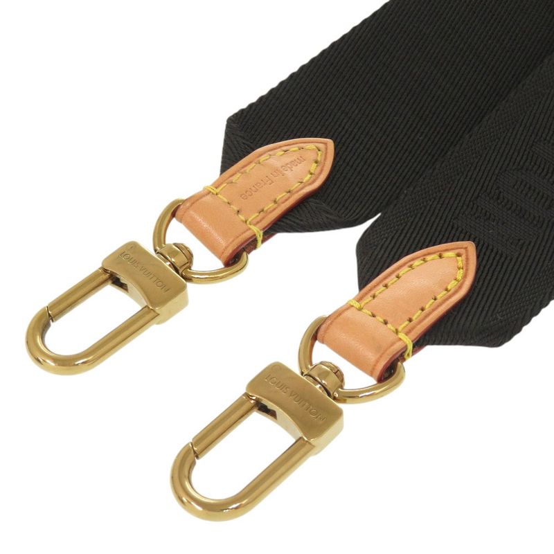 Louis Vuitton Monogram Reverse Canvas Black Shoulder Strap with Coin Case