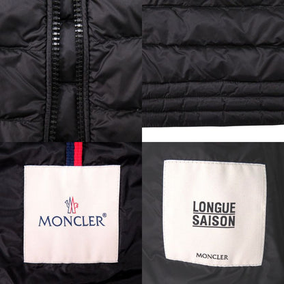 Moncler 2 Silver Nylon Black Down Vest