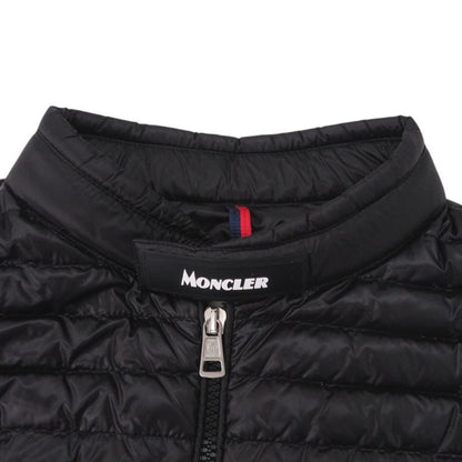 Moncler 2 Silver Nylon Black Down Vest