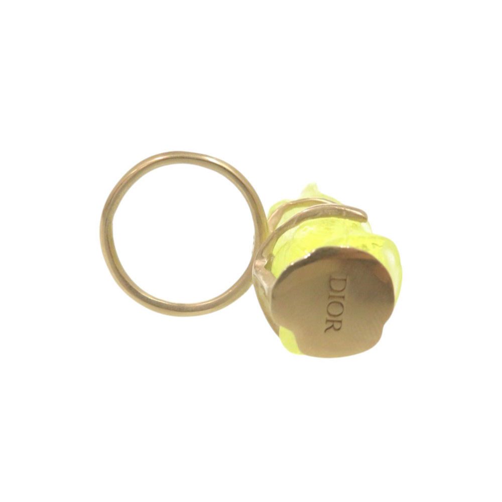 Dior Monkey M Metal Plastic Yellow Ring