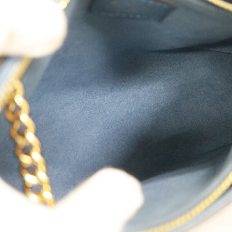 Louis Vuitton Calf Nnu BB Shoulder Bag Monogram Brown Blue